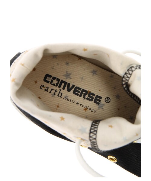 earth music&ecology(アースミュージックアンドエコロジー)の「CONVERSE×earth ALL STAR ハイカットスニーカー(シューズ・ホワイト/ライトグレー/ブラック・5cm/23cm/24cm)」の17枚目の写真