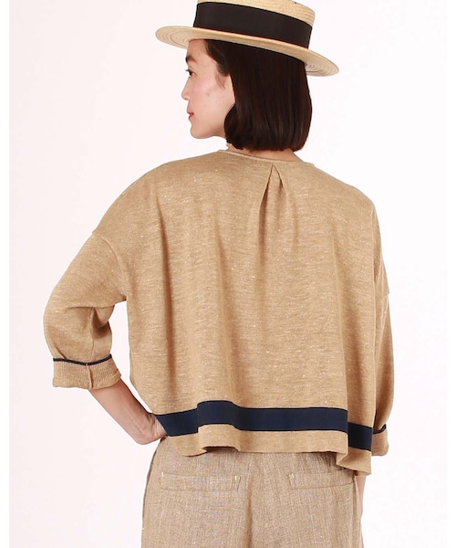 45R モンサンミッシェル超ガーゼCARDIGAN 45R(フォーティファイブアール)の「モンサンミッシェル超