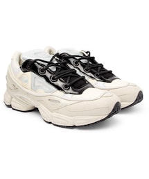 RAF SIMONS | Raf Simons + Adidas Originals Ozweego Iii Canvas And Faux Leather Sneakers(スニーカー)