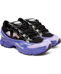 RAF SIMONS | Raf Simons + Adidas Originals Ozweego Iii Canvas And Faux Leather Sneakers(スニーカー)