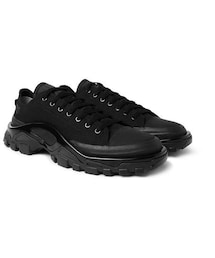 RAF SIMONS | Raf Simons + Adidas Originals Detroit Canvas, Rubber And Mesh Sneakers(スニーカー)