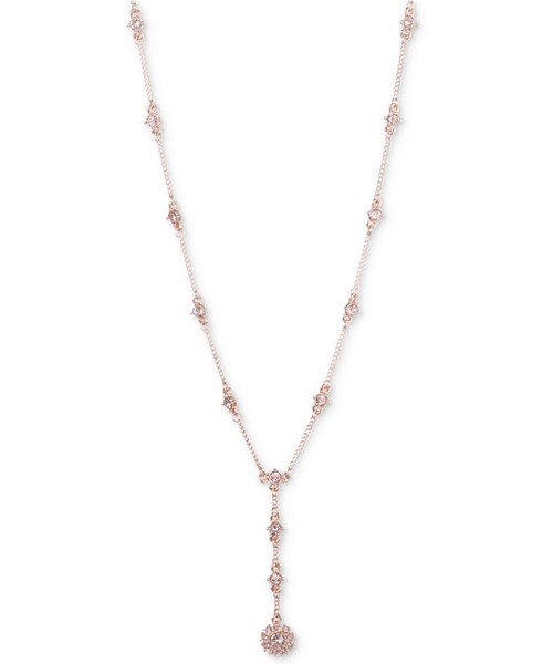 Givenchy,Givenchy Crystal Lariat Necklace, 16