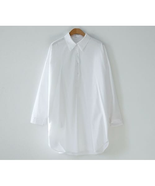 fd style（エフディ スタイル）の「[22XX]サイドスリットルーズシャツ（シャツ/ブラウス・レディース・ピンク/ホワイト/ブラック/その他・FREE(XS~M)）」の2枚目の写真