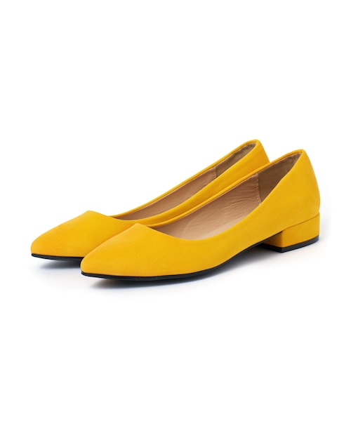 GRL（グレイル）の「ローヒールスエードパンプス（パンプス・レディース・グレープ/ブラック/ブルー/イエロー/ラベンダー/ベージュ/パイソン/レオパード/グリーン/グレー/シルバー・24.5）」の8枚目の写真