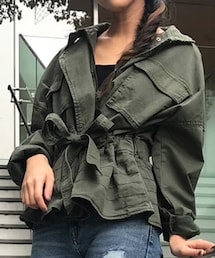 GAP | ベルトユーティリティージャケット ベルトユーティリティージャケット(その他アウター)