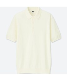 UNIQLO | ウォッシャブルニットポロシャツ（半袖）(Tシャツ/カットソー)
