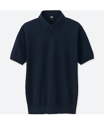UNIQLO | ウォッシャブルニットポロシャツ（半袖）(Tシャツ/カットソー)
