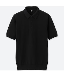 UNIQLO | ウォッシャブルニットポロシャツ（半袖）(Tシャツ/カットソー)