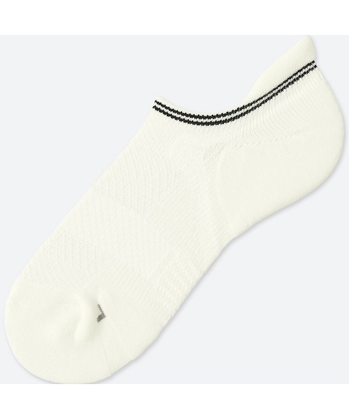 UNIQLO（ユニクロ）の「スポーツパイルショートソックス（ソックス/靴下・メンズ・RED 15/GRAY 03/BLUE 68/WHITE 00/OLIVE 57/BLACK 09・25-27/27-29）」の2枚目の写真