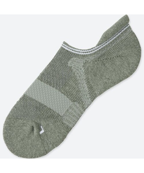 UNIQLO（ユニクロ）の「スポーツパイルショートソックス（ソックス/靴下・メンズ・RED 15/GRAY 03/BLUE 68/WHITE 00/OLIVE 57/BLACK 09・25-27/27-29）」の4枚目の写真