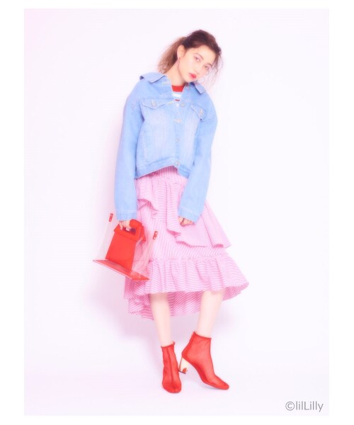 lilLilly フリルハートミニスカート Starry⭐︎フリルハートミニスカート | lilLilly official webstore