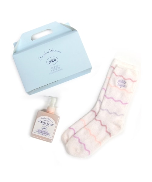 Gelato Pique ジェラートピケ の 数量限定 スムーズィー ソックス ハンドソープギフトset レッグウェア Wear