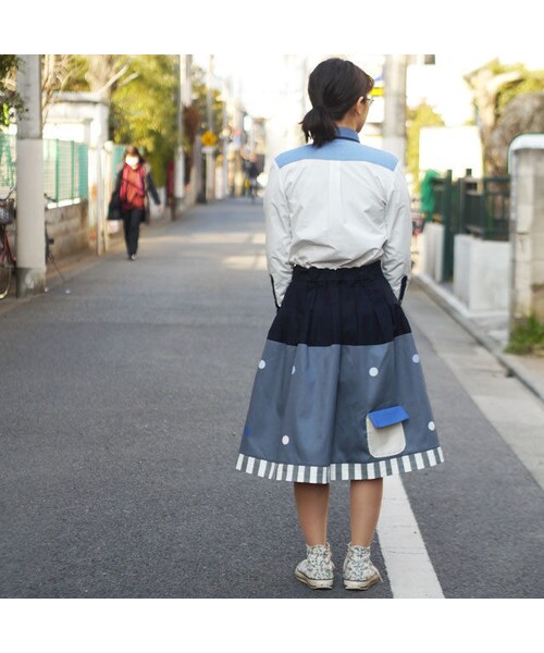 NIRAME.CO（ニラメッコ）の「お手伝いスカート～どっとりあ～（スカート・レディース・その他）」の3枚目の写真