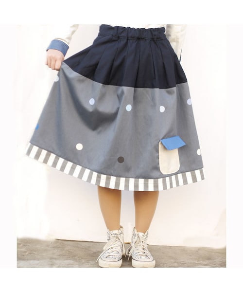 NIRAME.CO（ニラメッコ）の「お手伝いスカート～どっとりあ～（スカート・レディース・その他）」の4枚目の写真