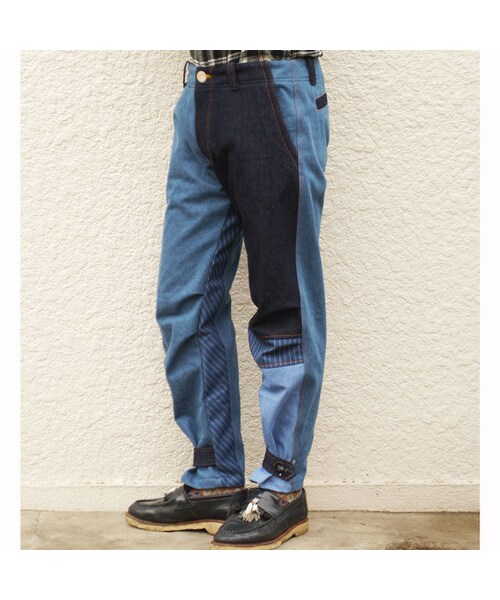 NIRAME.CO（ニラメッコ）の「ぎゅっパンツ 　～デニムンメトリー～（その他パンツ・メンズ・その他）」の3枚目の写真