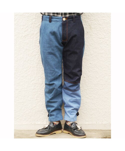 NIRAME.CO（ニラメッコ）の「ぎゅっパンツ 　～デニムンメトリー～（その他パンツ・メンズ・その他）」の2枚目の写真