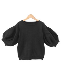 Dailyabout | バルーンスリーブ半袖ニット(ニット/セーター)
