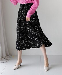 DHOLIC | ドットパターンプリーツスカート(スカート)