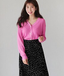 DHOLIC | パールボタンポケットカーディガン(カーディガン/ボレロ)