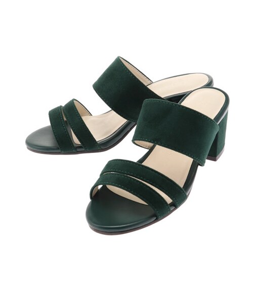 earth music&ecology（アースミュージックアンドエコロジー）の「ストラップミュールサンダル（シューズ・キャメル/グリーン/ネイビー・S/M/L）」の8枚目の写真