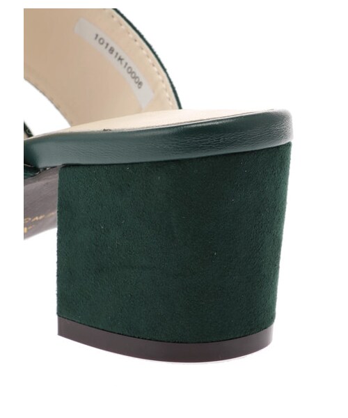 earth music&ecology（アースミュージックアンドエコロジー）の「ストラップミュールサンダル（シューズ・キャメル/グリーン/ネイビー・S/M/L）」の5枚目の写真