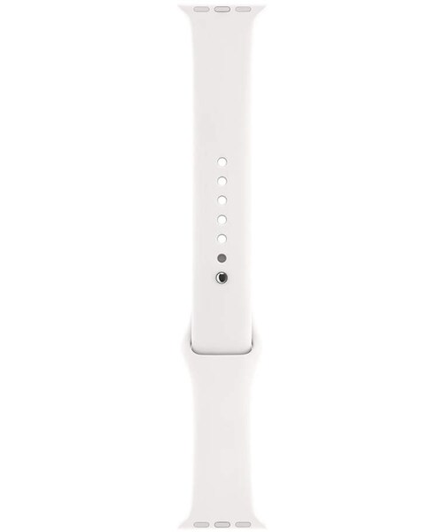 Apple（-）の「Apple Watch 38mm Sport Band, S/M & M/L（アナログ腕時計・レディース・Gray/Blue/White・38）」の2枚目の写真