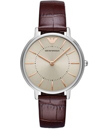 EMPORIO ARMANI | Emporio Armani Women's Kappa Burgundy Leather Strap Watch 32mm(アナログ腕時計)