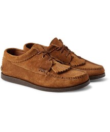 YUKETEN | Yuketen Textured-Leather Kiltie Derby Shoes(シューズ)