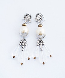 PAULOWNIA | WEB限定 2Wayクリアービジュー(ピアス（両耳用）)