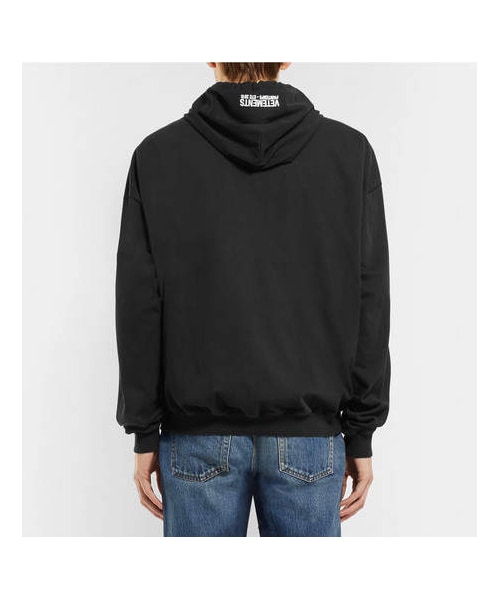 VETEMENTS（ヴェトモン）の「Vetements Embroidered Cotton-Jersey Zip