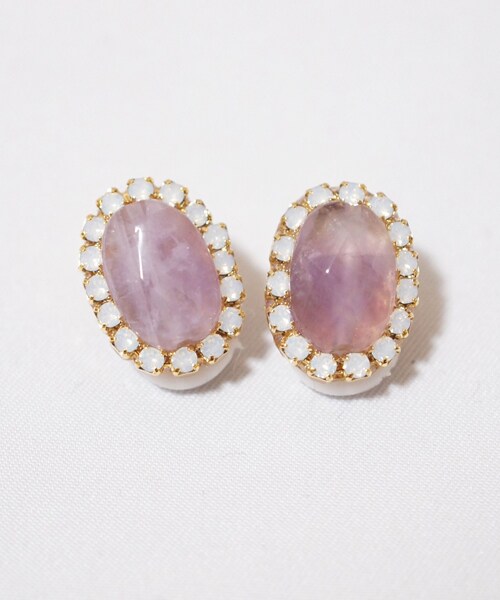 PAULOWNIA(ポロウニア)の「ドロップスワロ(ピアス(両耳用)・レディース・レッド/ブルー/ピンク/パープル/グリーン・Free)」の4枚目の写真