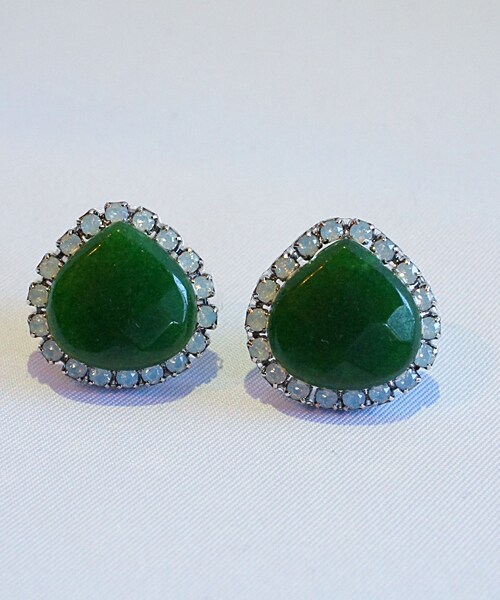 PAULOWNIA(ポロウニア)の「ドロップスワロ(ピアス(両耳用)・レディース・レッド/ブルー/ピンク/パープル/グリーン・Free)」の2枚目の写真