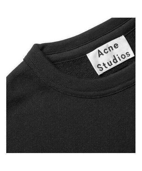 Acne Studios(アクネストゥディオズ)の「Acne Studios Faise Loopback Cotton-Jersey Sweatshirt(スウェット・メンズ・Black・XL/S/L/XS/M)」の3枚目の写真