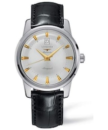 LONGINES | LONGINES Conquest Heritage Automatic Leather Strap Watch, 40mm(アナログ腕時計)
