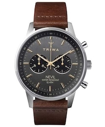 TRIWA | TRIWA Nevil Chronograph Leather Strap Watch, 42mm(アナログ腕時計)