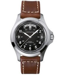 HAMILTON | HAMILTON Khaki King Automatic Leather Strap Watch, 40mm(アナログ腕時計)