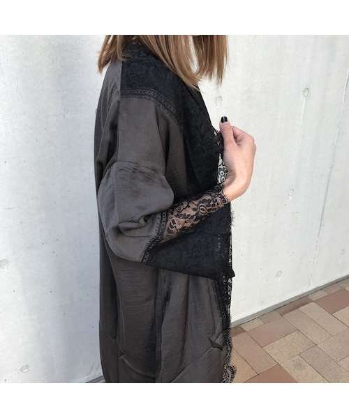 copine(コピン)の「ヴィンテージサテンレース付きガウン(4color)【クリックポスト対象商品】(カーディガン/ボレロ・レディース・その他)」の15枚目の写真