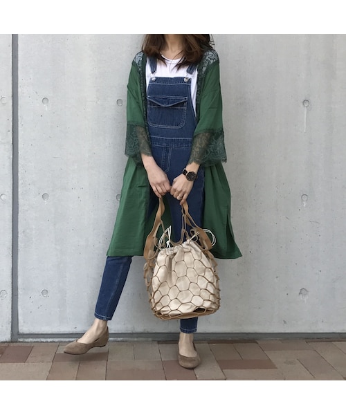 copine(コピン)の「ヴィンテージサテンレース付きガウン(4color)【クリックポスト対象商品】(カーディガン/ボレロ・レディース・その他)」の9枚目の写真