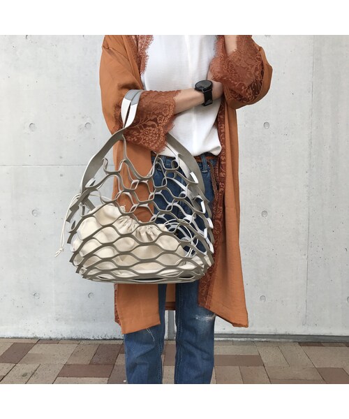 copine(コピン)の「再入荷!フェイクレザーネットバッグ(3color)(ハンドバッグ・レディース・その他)」の11枚目の写真