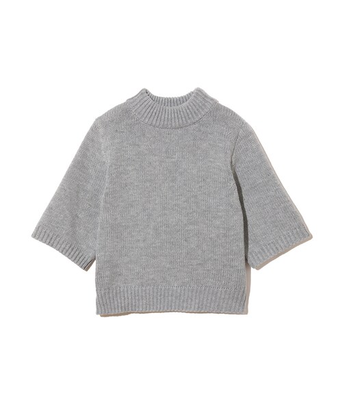 GRL（グレイル）の「クロップドニットトップス（ニット/セーター・レディース・ベージュ/グレー/ラベンダー/オフホワイト・F）」の3枚目の写真