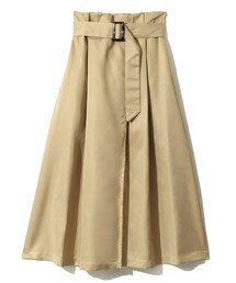 GRL | ベルト付ラップデザインフレアスカート(スカート)