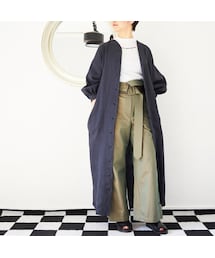 L'Ancre | L'Ancre (アンカー）リネンキャンバスローブコート&ワンピース(ワンピース)