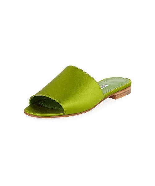 Manolo Blahnik（マノロ・ブラニク）の「Manolo Blahnik Rapalla Satin