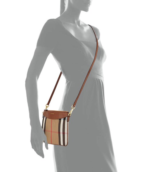 BURBERRY（バーバリー）の「Burberry House Check Crossbody Bag, Tan（ショルダーバッグ）」 WEAR