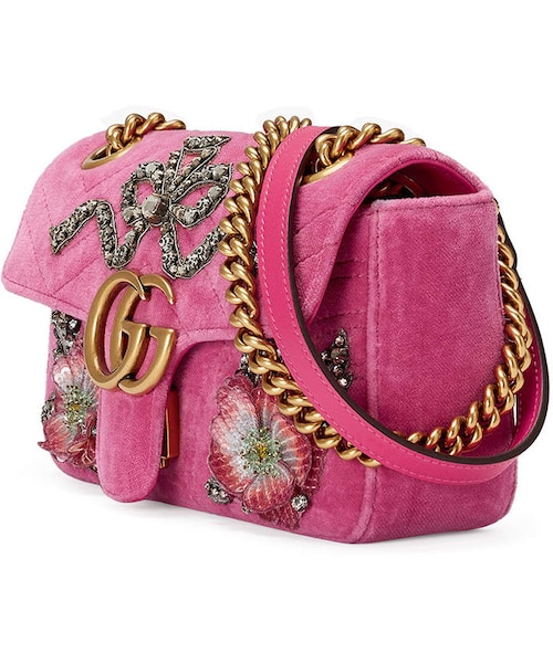 GUCCI】【LOVED】グッチ『GGマーモント ベルベット ミディアム