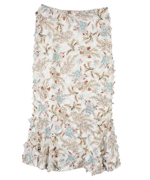 DINT（ディント）の「ライブフラワーマーメイドスカート（スカート・レディース・화이트/핑크・S/M）」の2枚目の写真