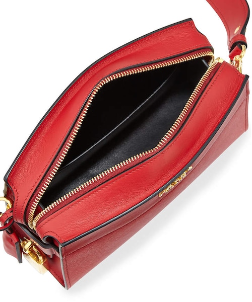 PRADA（プラダ）の「Prada Esplanade Saffiano Crossbody Bag（ショルダーバッグ・レディース・Gray/Red/Black・One Size）」の5枚目の写真