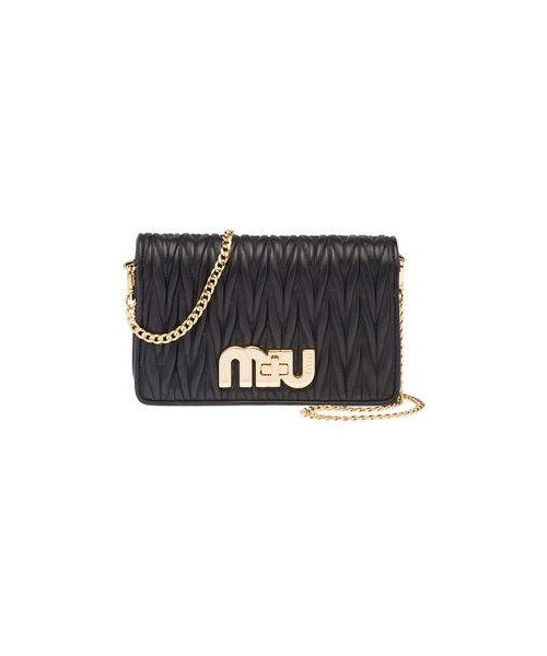 miu miu（ミュウミュウ）の「Miu Miu Matellassé Leather Shoulder Bag