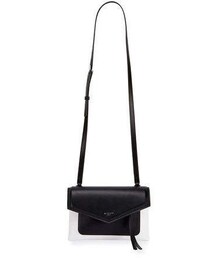 GIVENCHY | Givenchy Duetto Leather Crossbody Bag, Black/White(ショルダーバッグ)