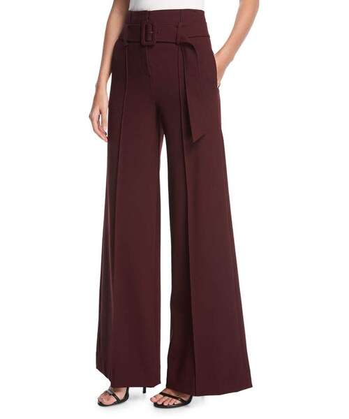 Waist Belted Wide-Leg Pants - WEAR
